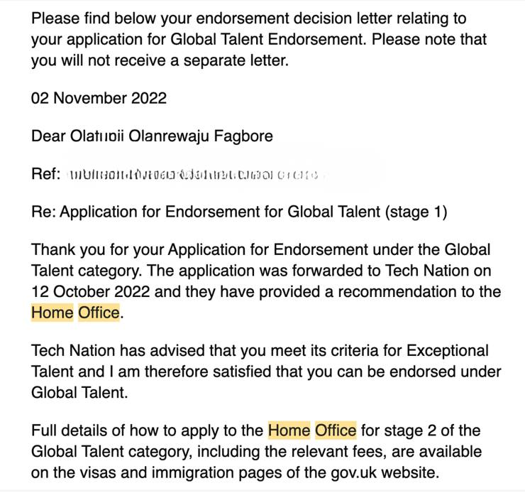 UK Global Talent