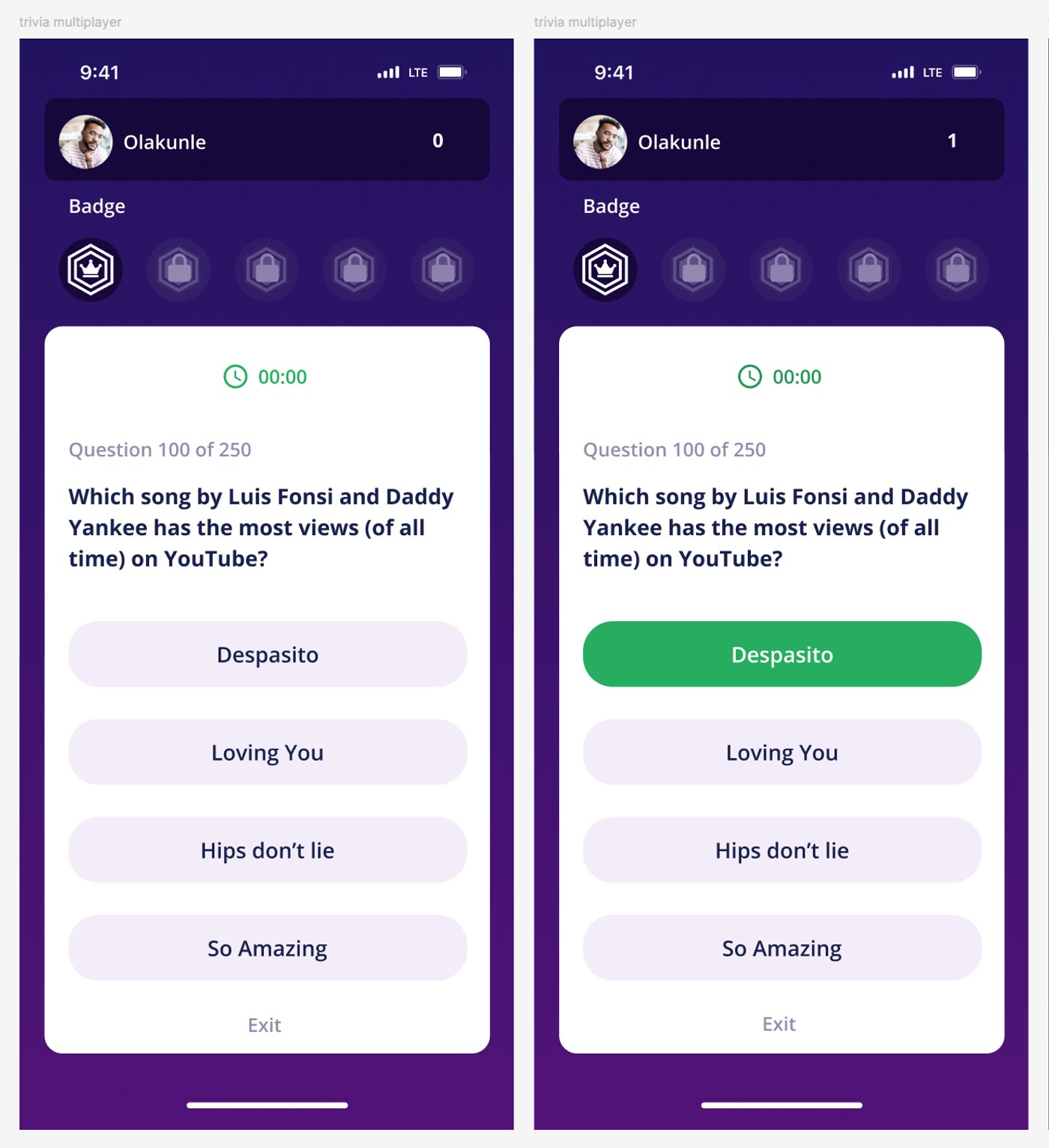 Uparti, multiplayer trivia and games app